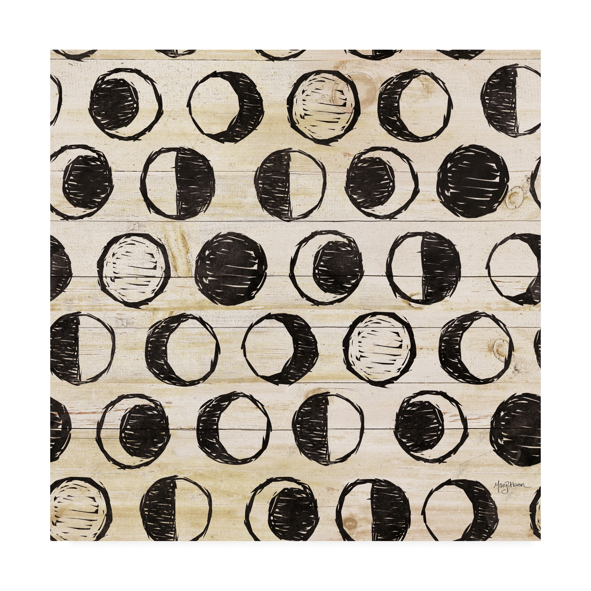 Trademark Fine Art 'Mystical Halloween Pattern VIA' Canvas Art by Mary Urban
