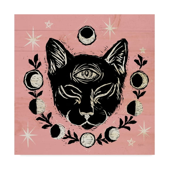 Trademark Fine Art 'Mystical Halloween Pink IV' Canvas Art by Mary Urban