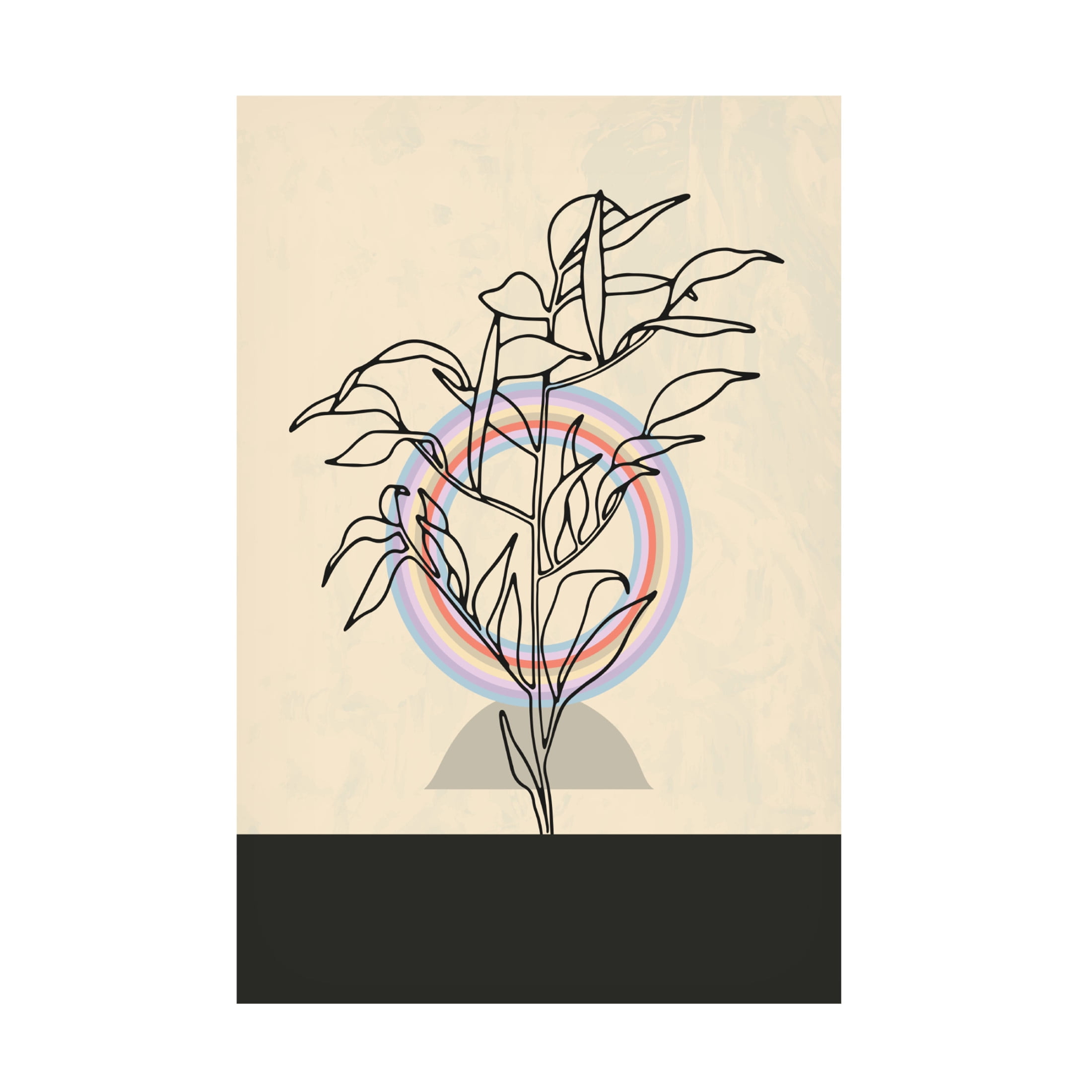 Trademark Fine Art NKTN Abstract Flower 2 Canvas Wall Art