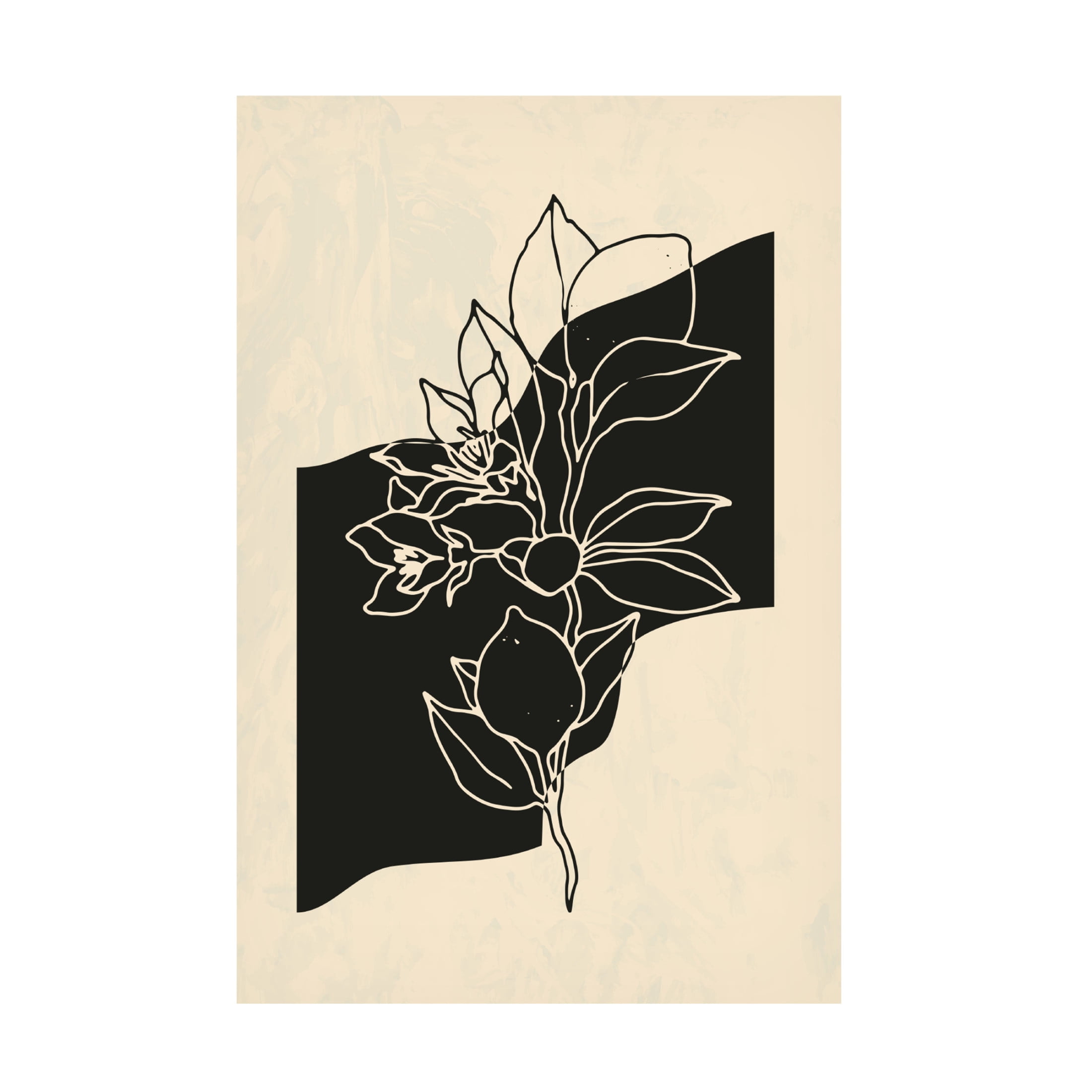 Trademark Fine Art NKTN Abstract Flower 4 Canvas Wall Art
