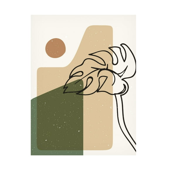 Trademark Fine Art NKTN   Abstract composition 20 Canvas Wall Art