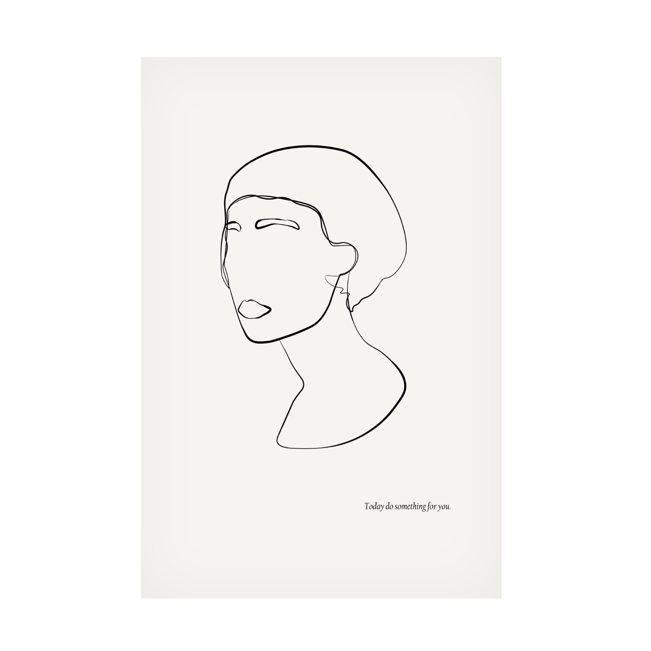 Trademark Fine Art NKTN Abstract female portrait Canvas Wall Art