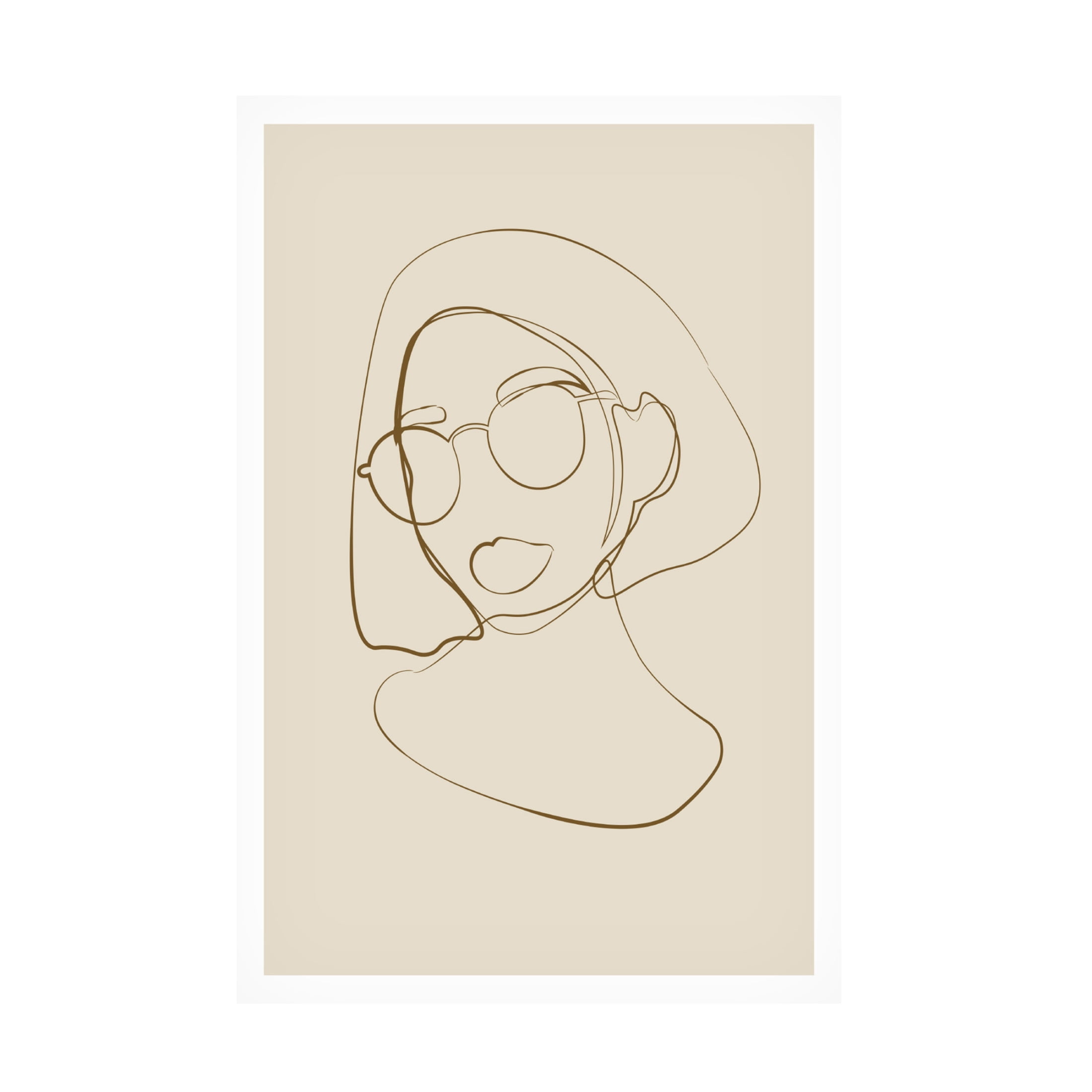 Trademark Fine Art NKTN Female portrait Canvas Wall Art