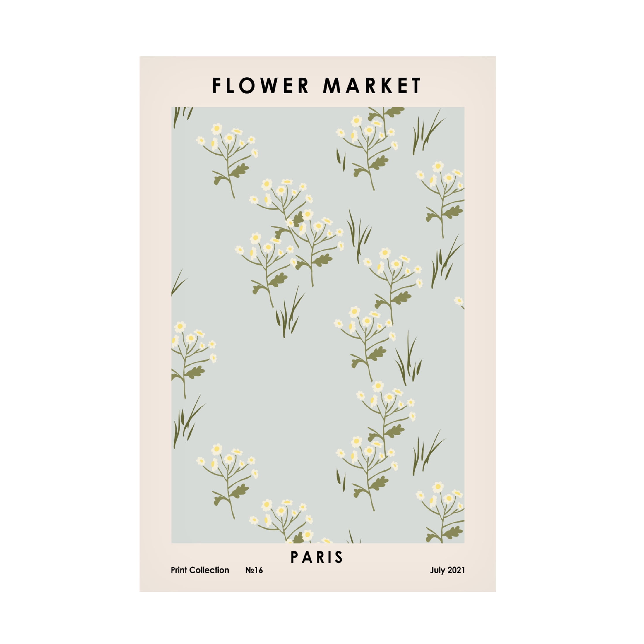 Trademark Fine Art NKTN Flower Market Paris Canvas Wall Art