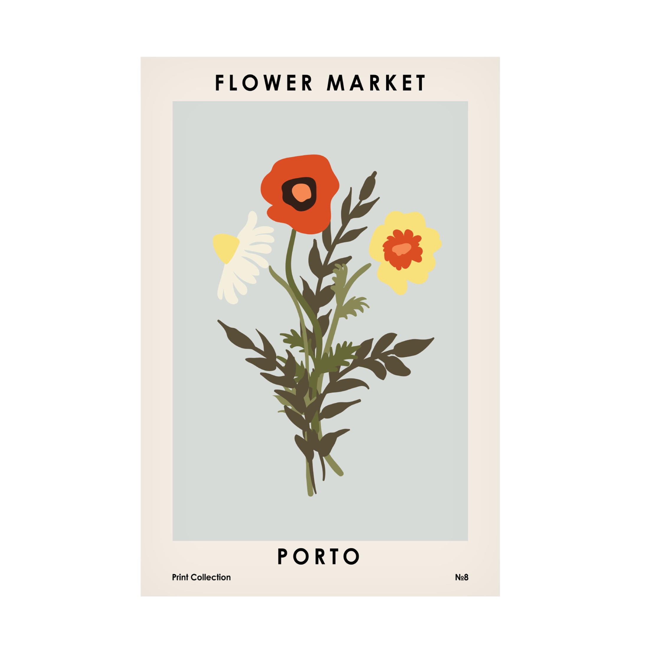 Trademark Fine Art NKTN Flower Market Porto Canvas Wall Art