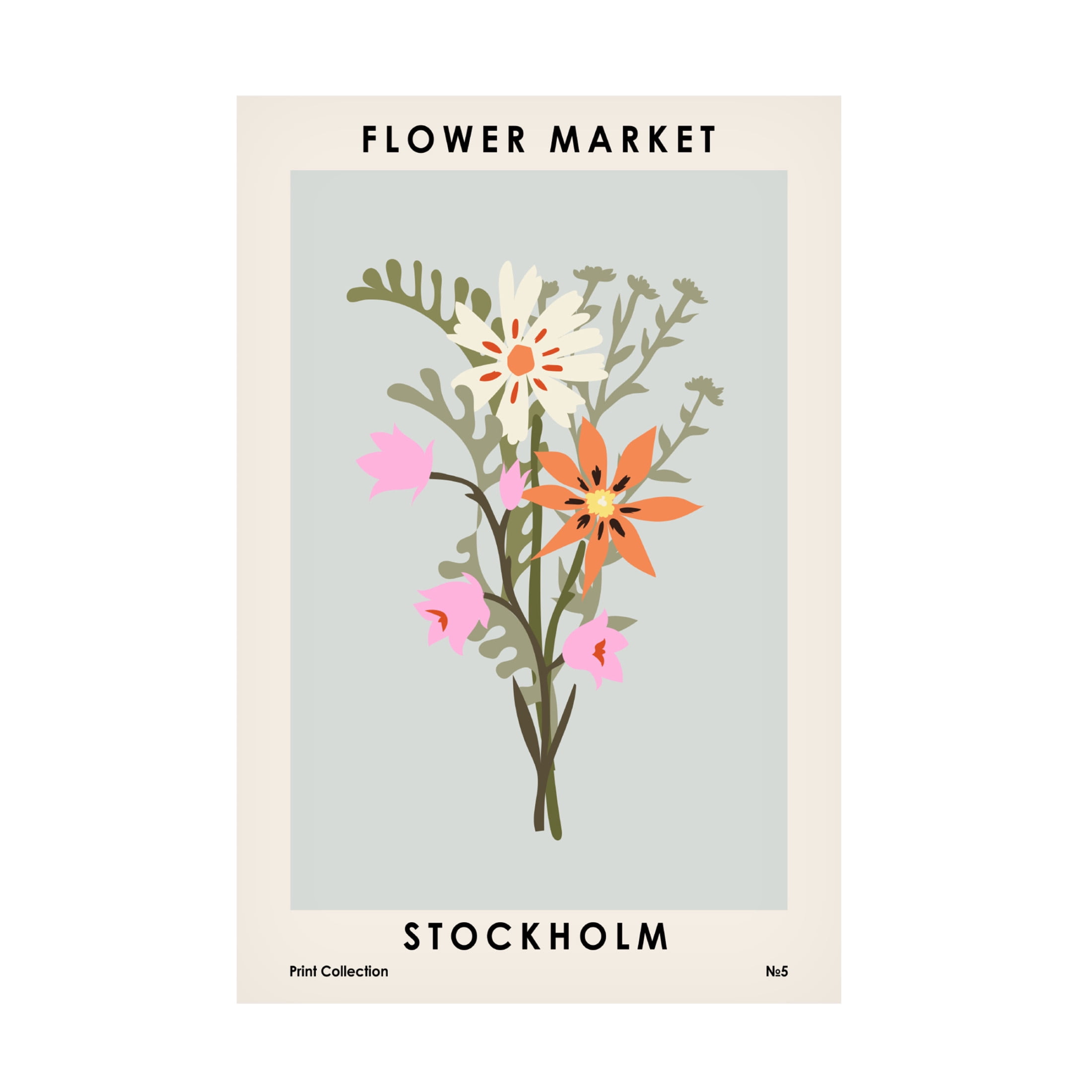 Trademark Fine Art NKTN Flower Market Stockholm Canvas Wall Art