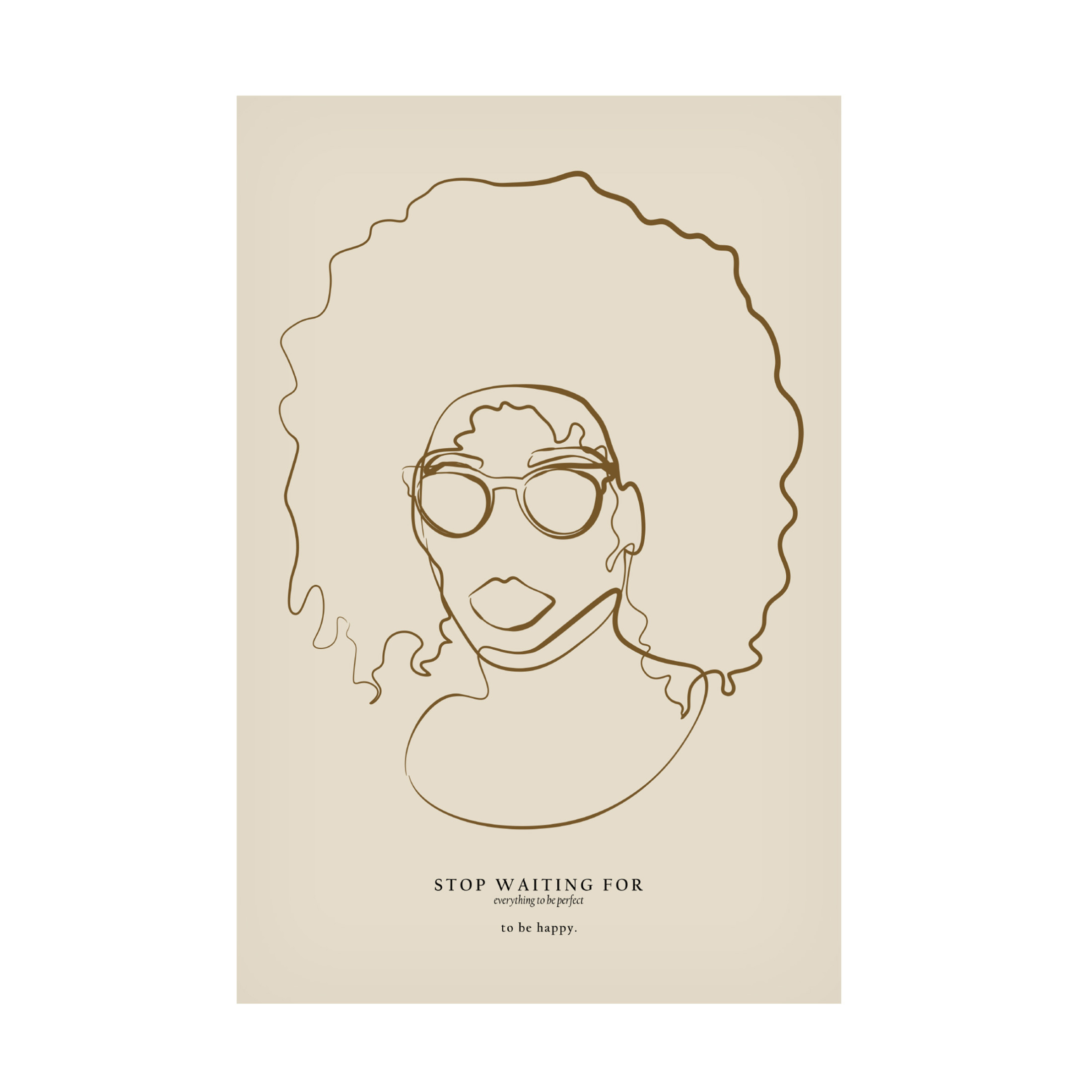 Trademark Fine Art NKTN Woman face with glasses Canvas Wall Art