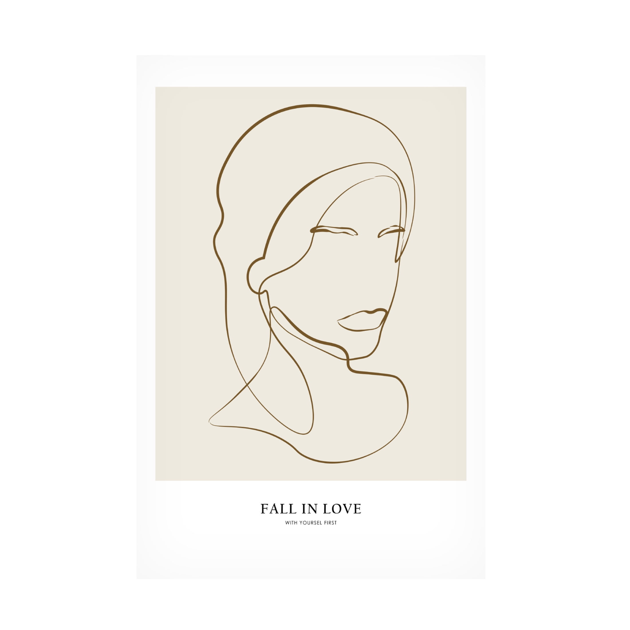 Trademark Fine Art NKTN Woman portrait Canvas Wall Art