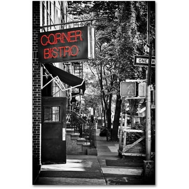 Trademark Fine Art "NYC Bistro" Canvas Art by Philippe Hugonnard