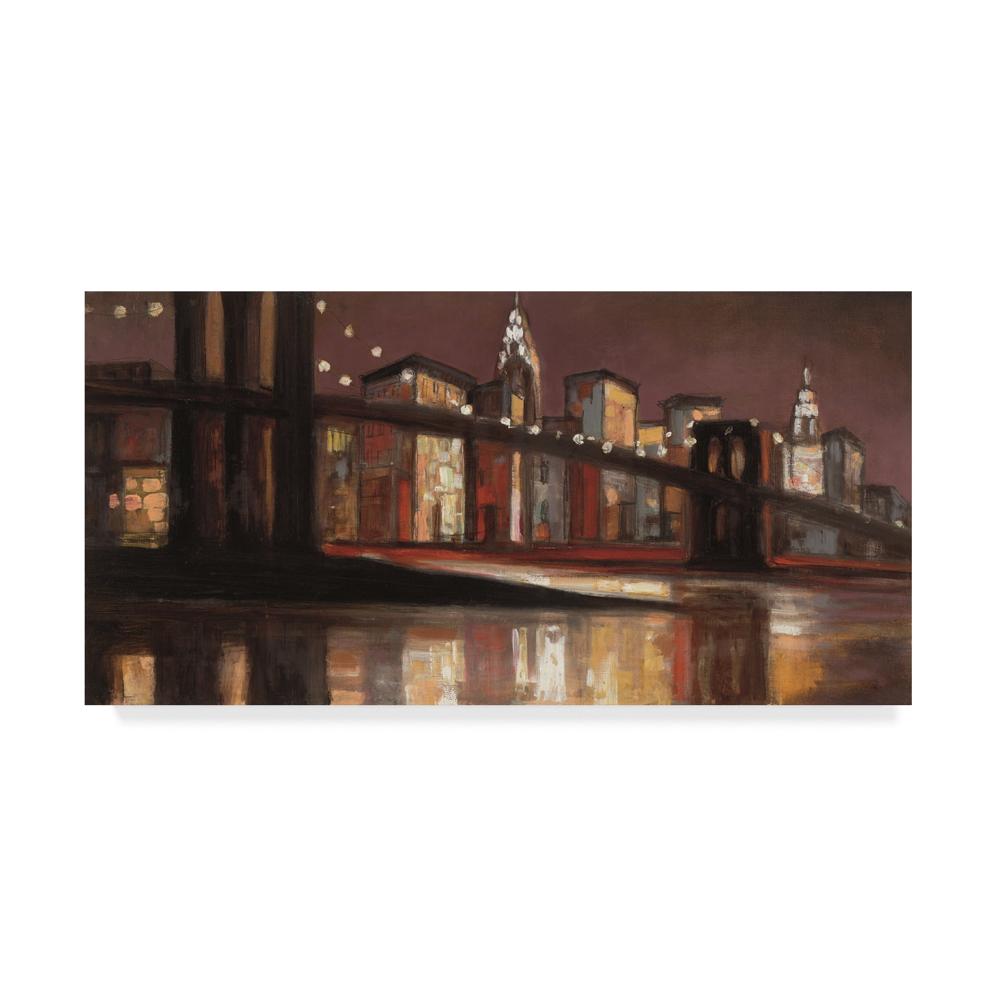 Trademark Fine Art 'NYC Nitetime' Canvas Art by Julia Purinton