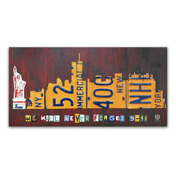 Trademark Fine Art 'NYC Skyline 911 Version' Canvas Art by Design Turnpike