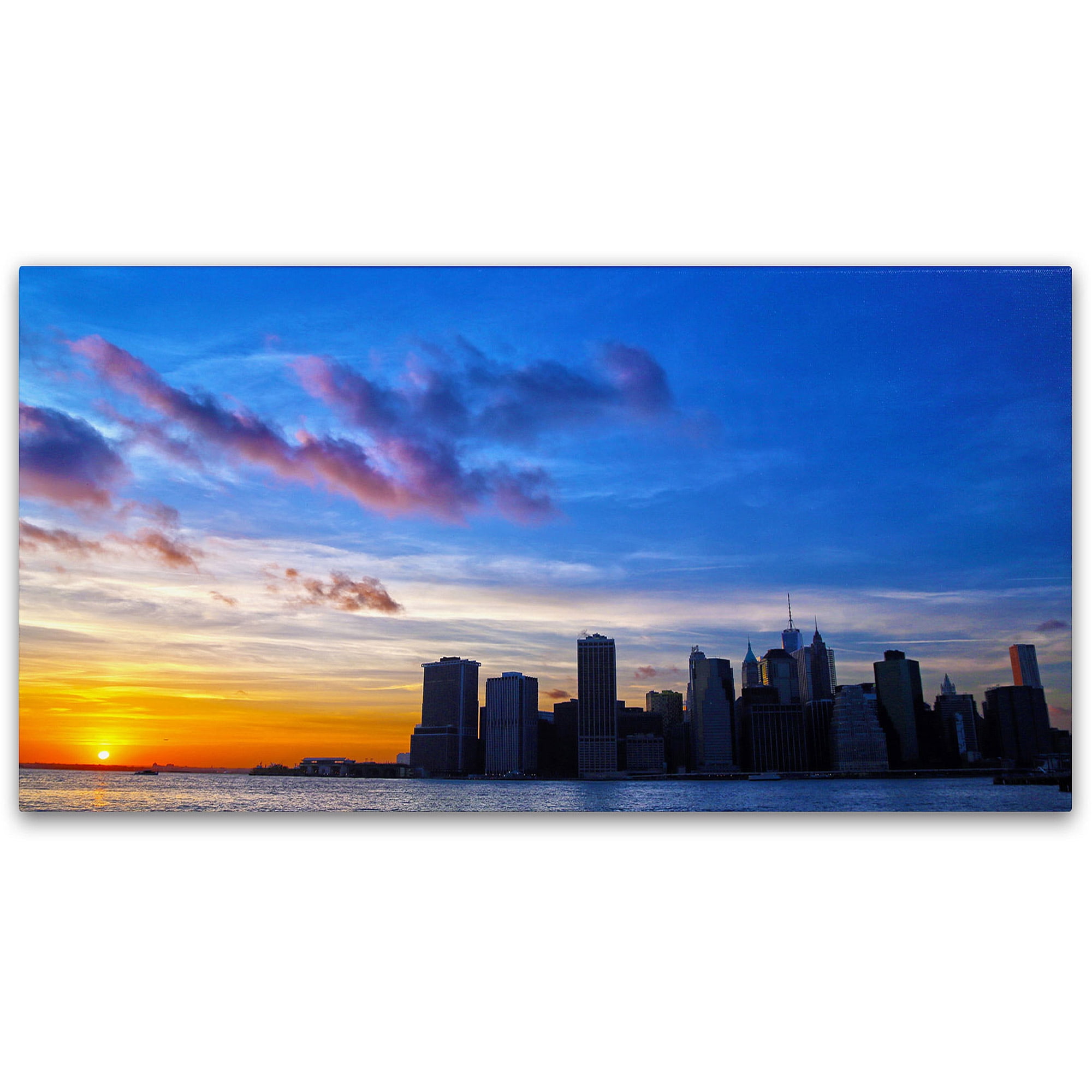 Trademark Fine Art "NYC Sunset" Canvas Art by CATeyes
