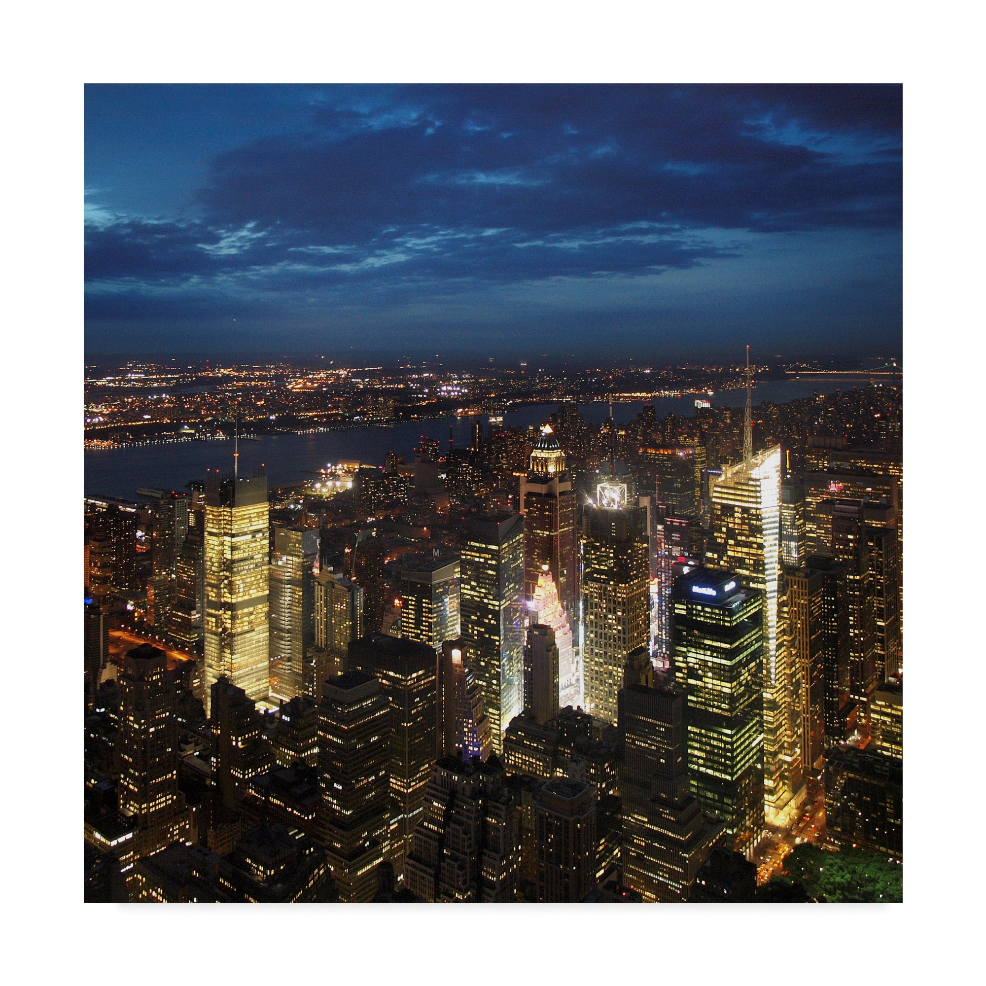 Trademark Fine Art 'NYC Times Square' Canvas Art by Nina Papiorek