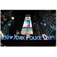 thumbnail image 1 of Trademark Fine Art "NYPD In Blue Neon" Canvas Art by Yale Gurney, 1 of 4