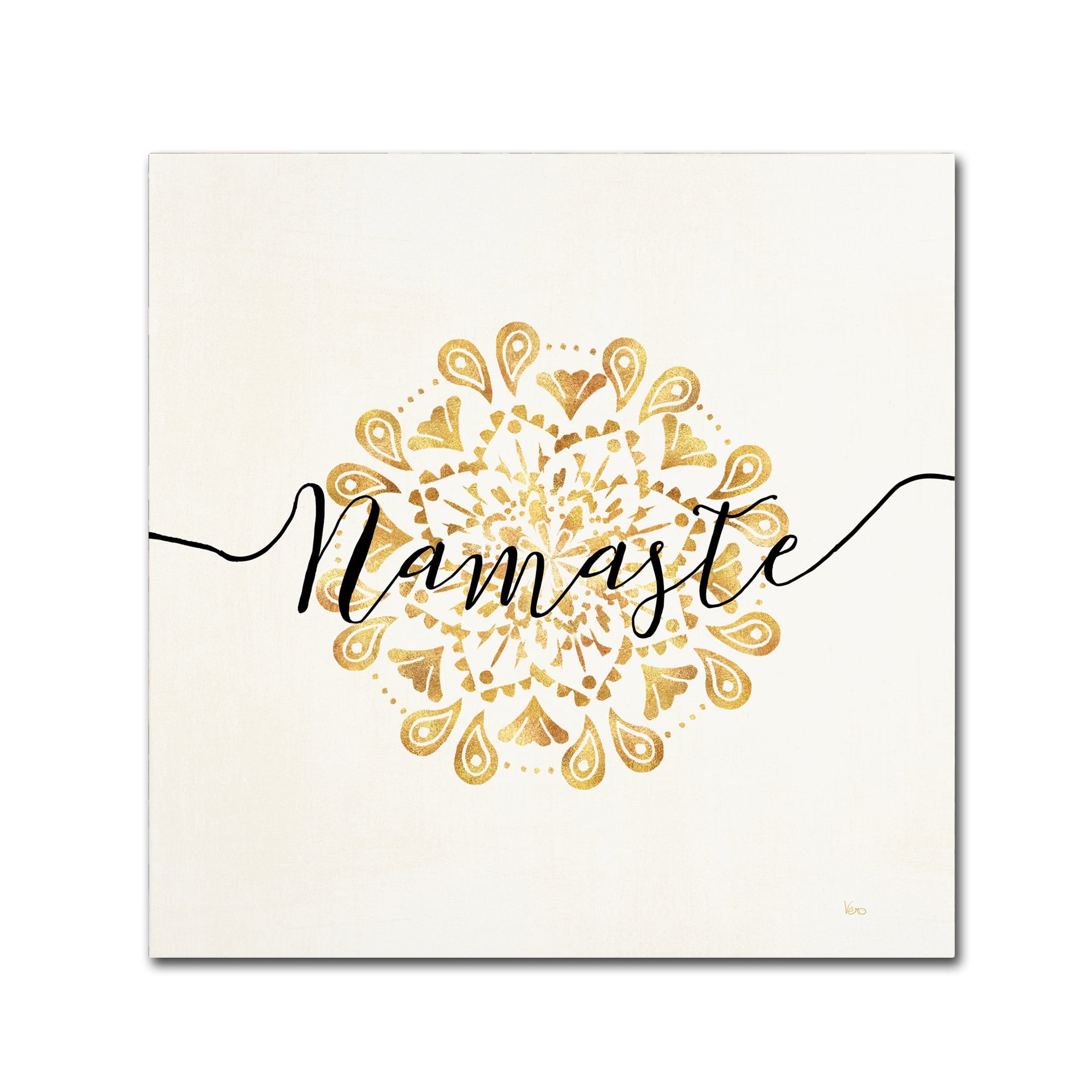 Trademark Fine Art 'Namaste I' Canvas Art by Veronique Charron