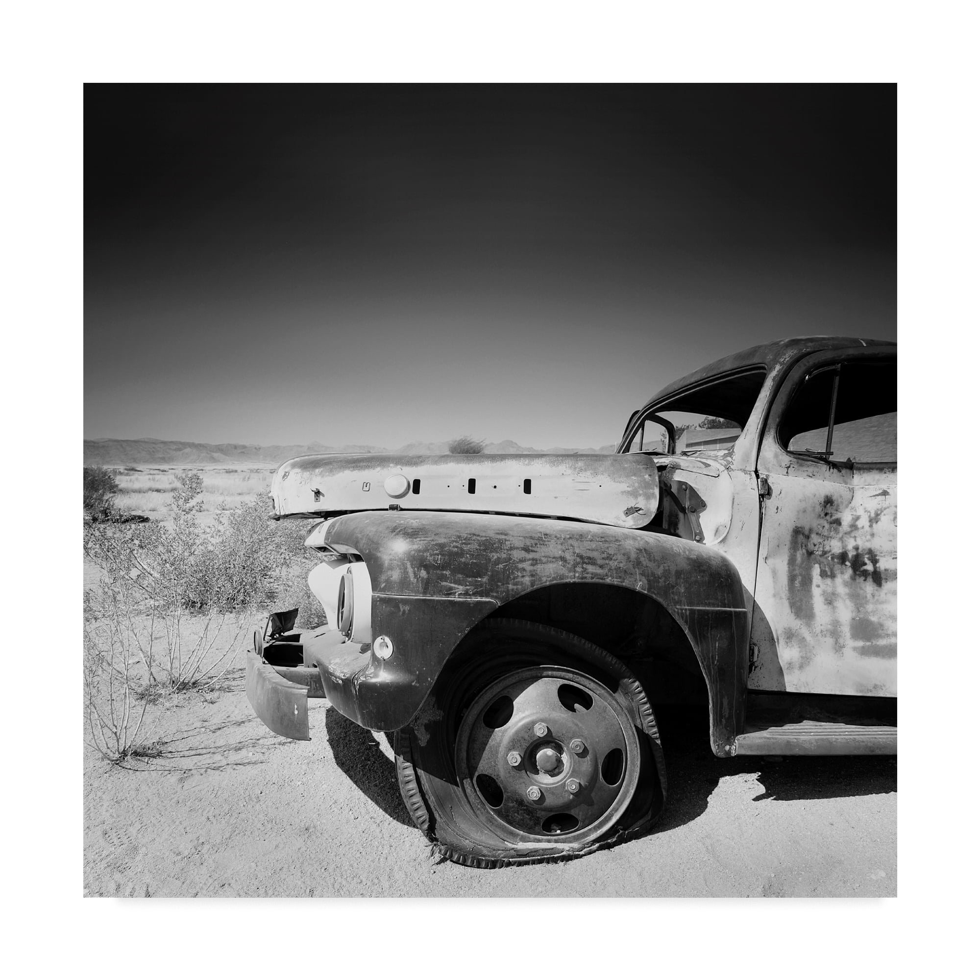 Trademark Fine Art 'Namibia Rotten Car' Canvas Art by Nina Papiorek