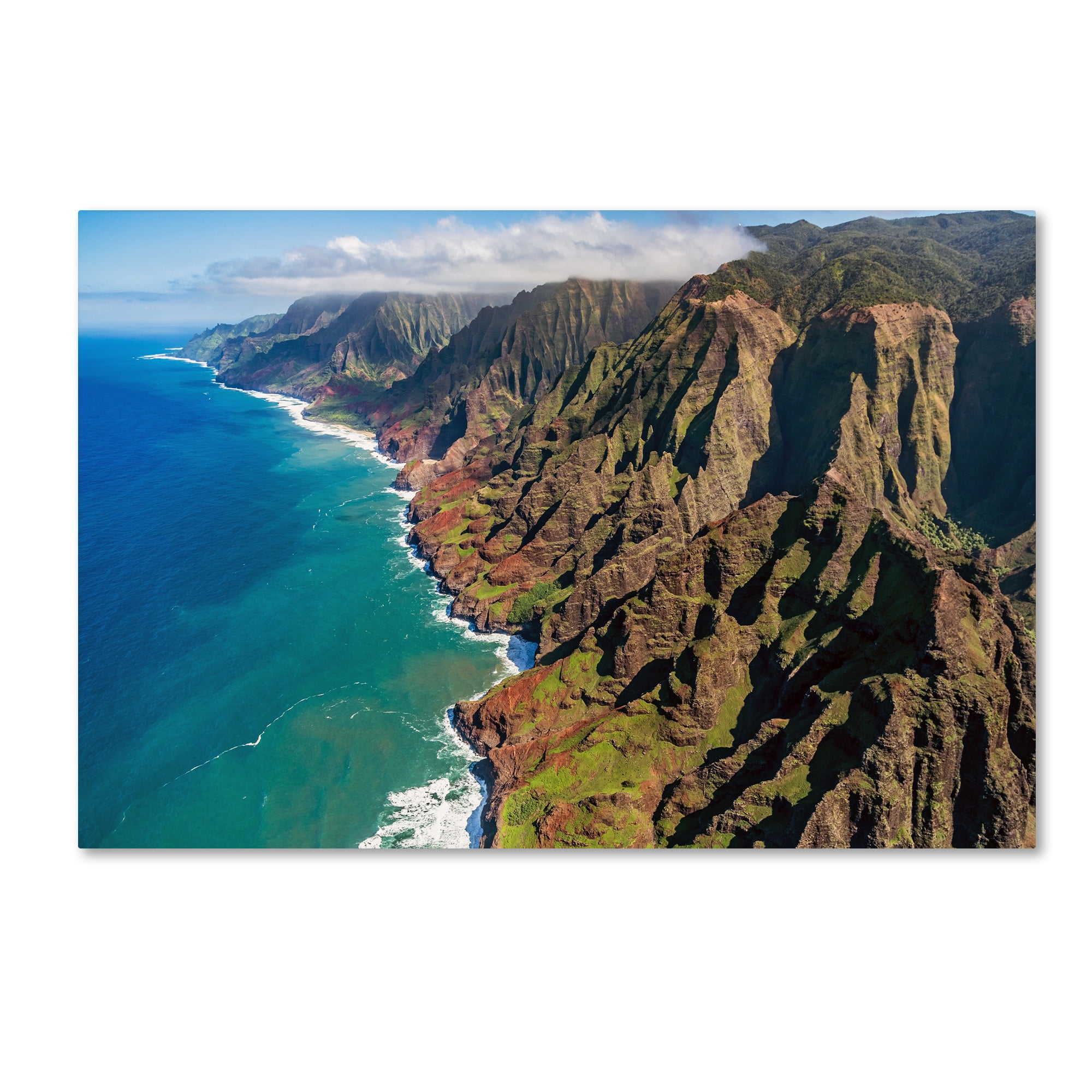 Pierre Leclerc 'Napali Coast' Canvas Art 16 x 24