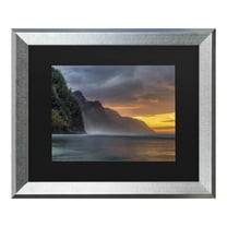 Trademark Fine Art 'Napali Sunset Kauai' Canvas Art by Pierre Leclerc