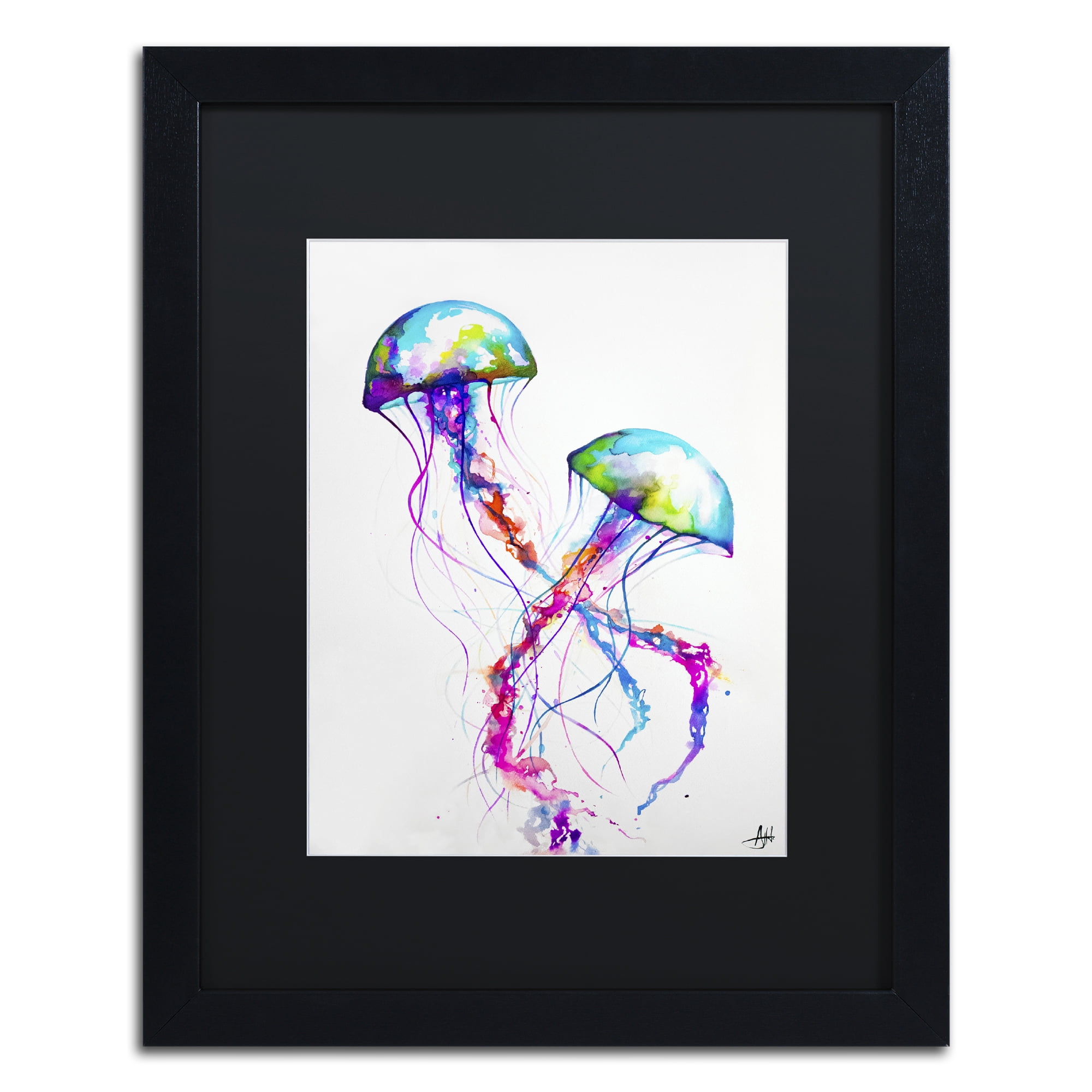 Trademark Fine Art 'Narasumas' Black Framed Art by Marc Allante