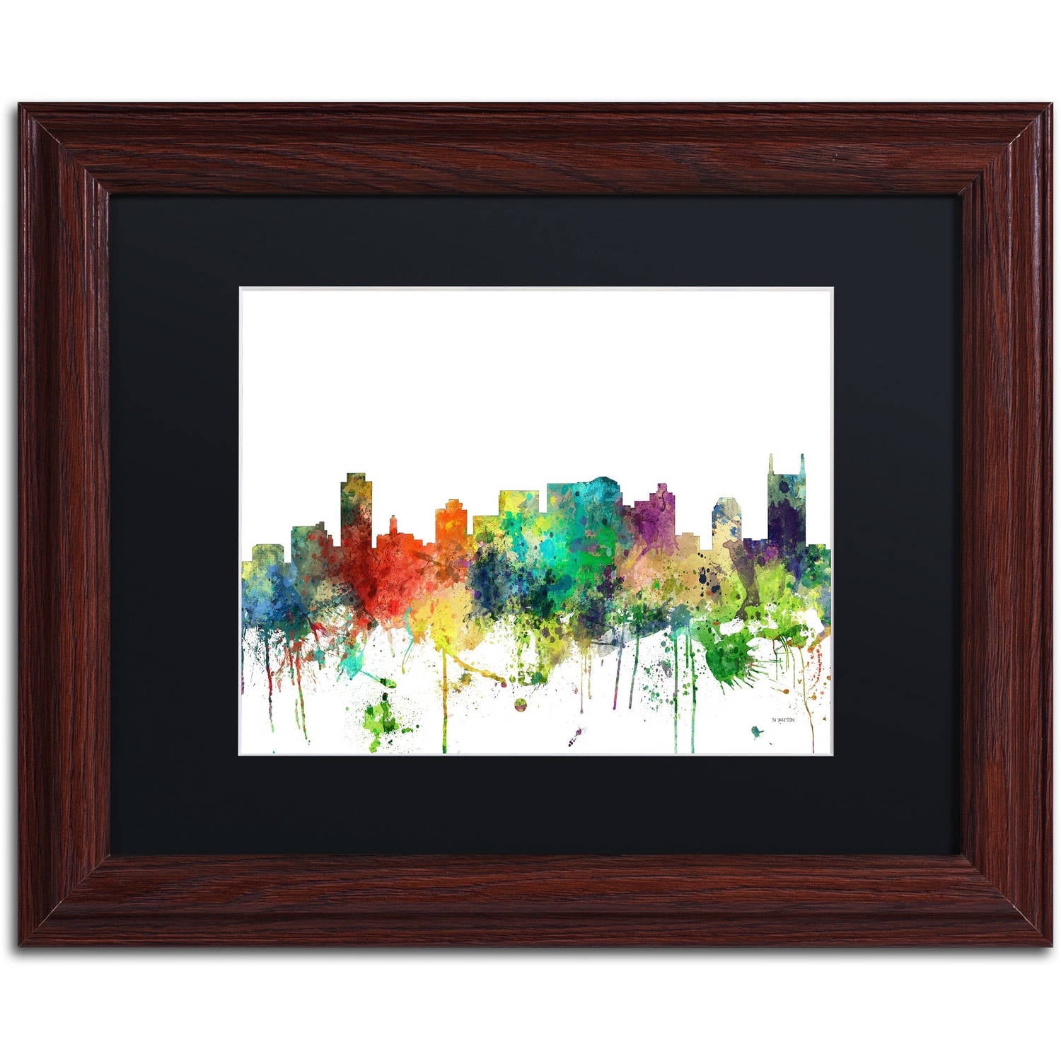 Trademark Fine Art "Nashville Tennessee Skyline SP" Canvas Art by