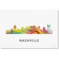 thumbnail image 1 of Trademark Fine Art 'Nashville Tennessee Skyline WB-1' Canvas Art by Marlene Watson, 1 of 3
