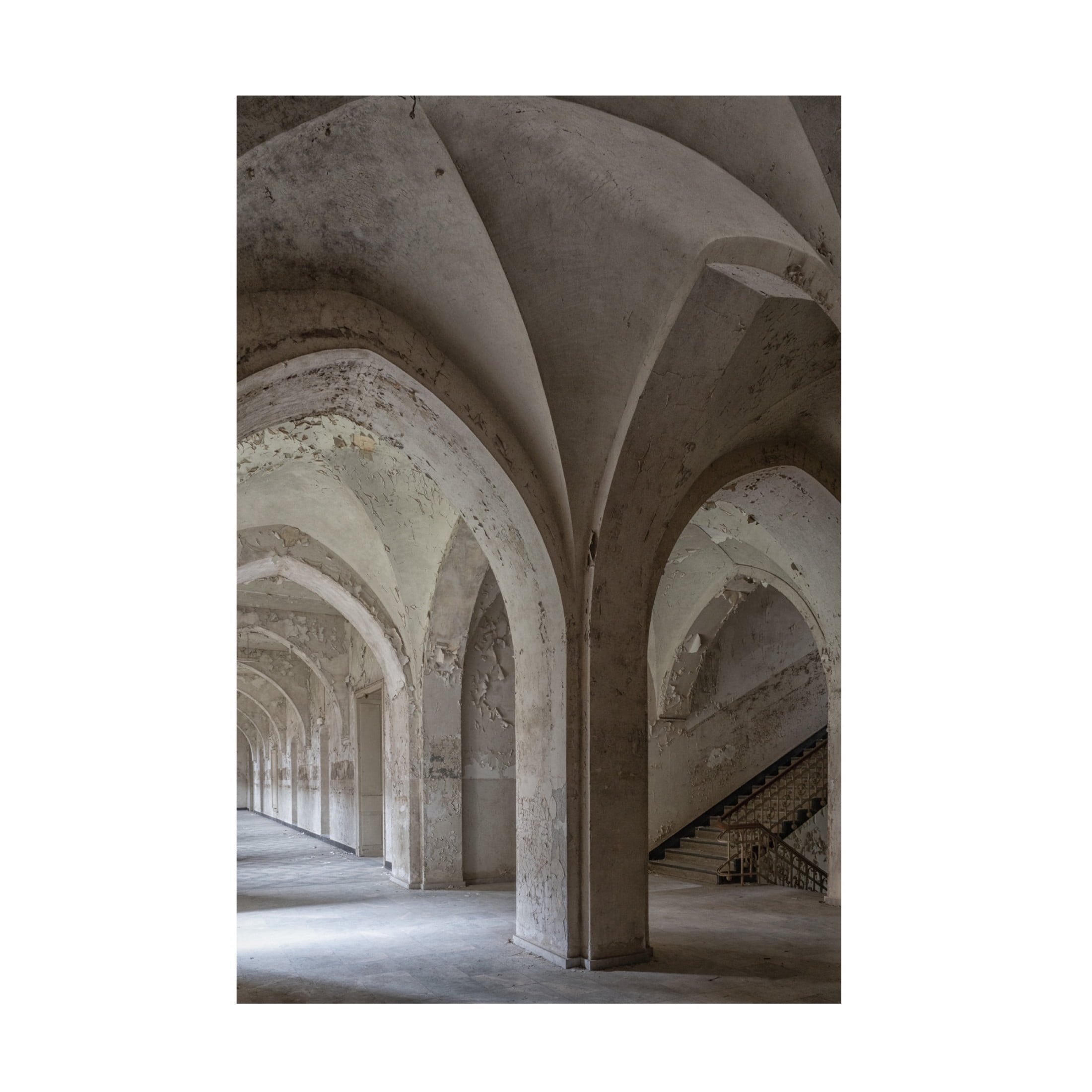 Trademark Fine Art Natascha Worseling  An old Jesuit monastery Canvas Wall Art