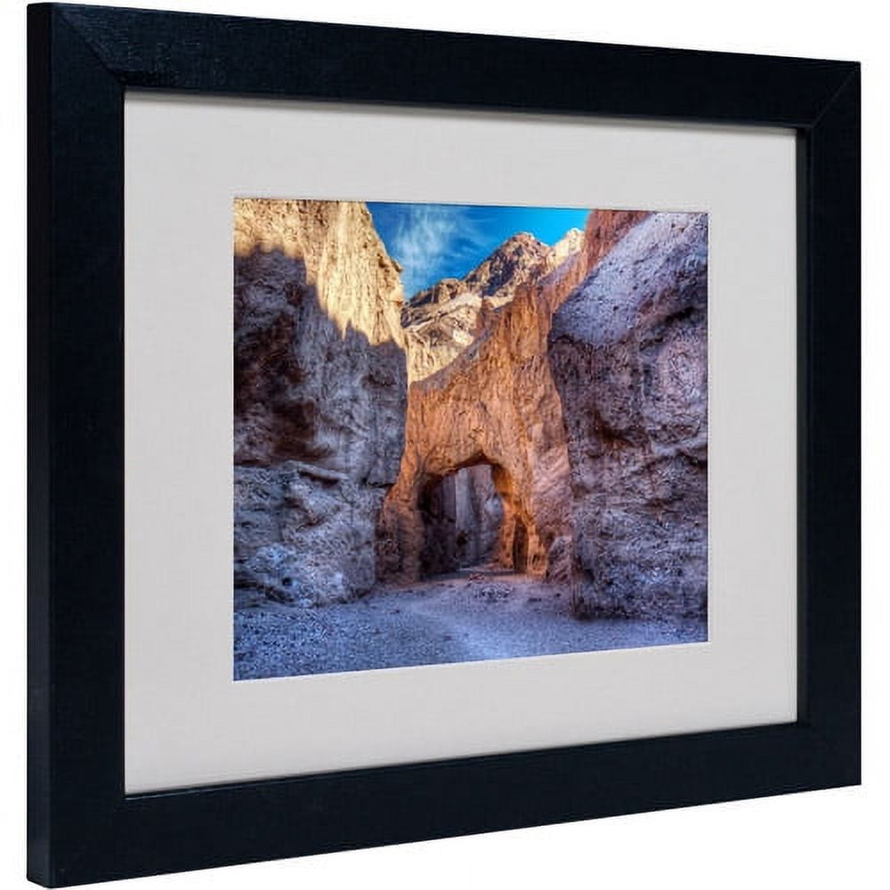 Trademark Fine Art "Natural Bridge" Matted Framed Art by Pierre Leclerc