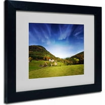 Trademark Fine Art "Nature Vosgienne" Canvas Art by Philippe Sainte-Laudy, Black Frame