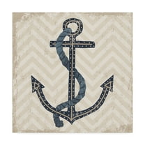 Trademark Fine Art 'Nautical Anchor' Canvas Art by Michael Mullan