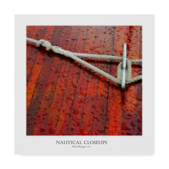 Trademark Fine Art 'Nautical Closeups 12' Canvas Art by Carlos Casamayor