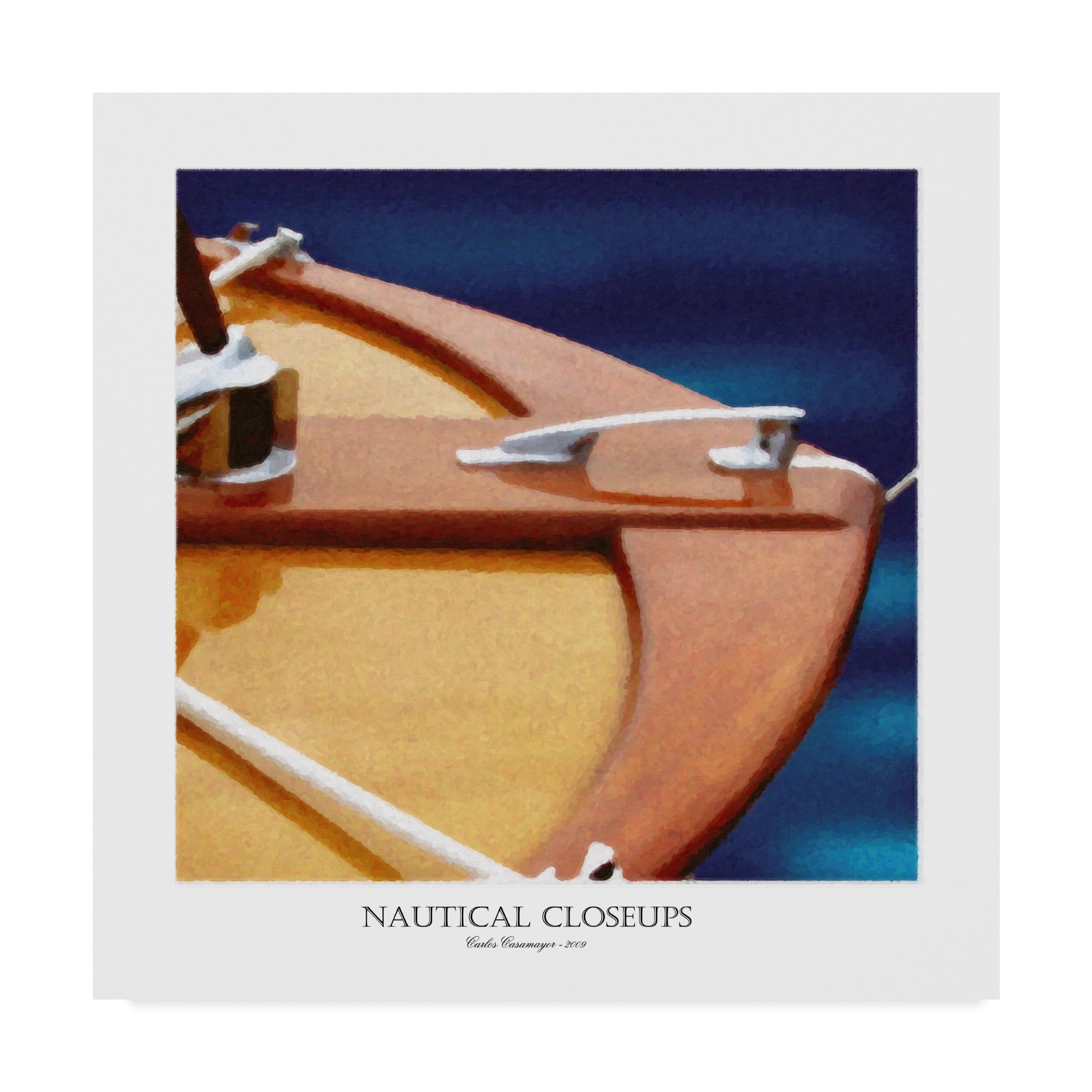 Trademark Fine Art 'Nautical Closeups 3' Canvas Art by Carlos Casamayor