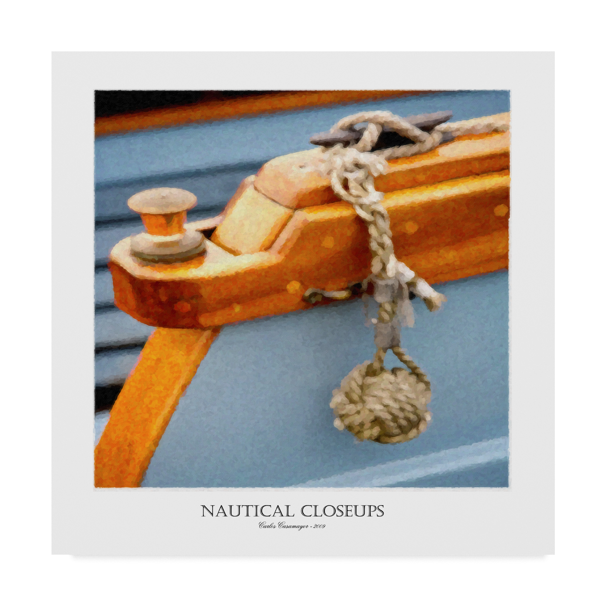Trademark Fine Art 'Nautical Closeups 4' Canvas Art by Carlos Casamayor