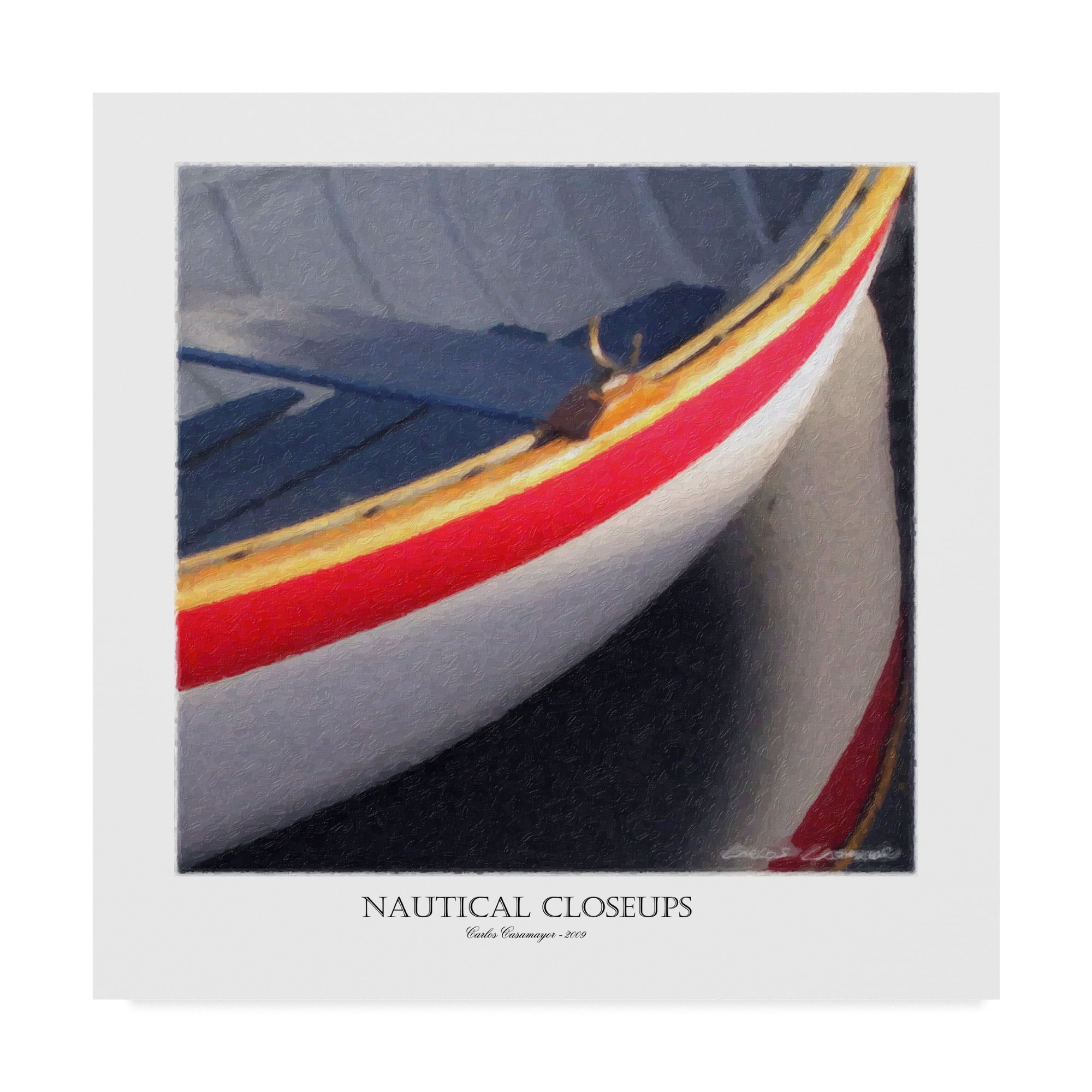 Trademark Fine Art 'Nautical Closeups 8' Canvas Art by Carlos Casamayor