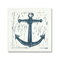 Trademark Fine Art 'Nautical Collage on White III' Canvas Art by Courtney Prahl