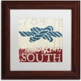 thumbnail image 1 of Trademark Fine Art "Nautical II Red" Canvas Art by Wellington Studio, White Matte, Wood Frame, 1 of 4