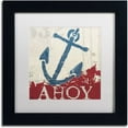 thumbnail image 1 of Trademark Fine Art "Nautical IV Red" Canvas Art by Wellington Studio, White Matte, Black Frame, 1 of 4