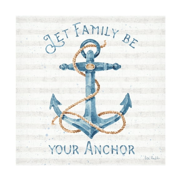 Trademark Fine Art Lisa Audit Nautical Life Iv Canvas Wall Art - 35x35