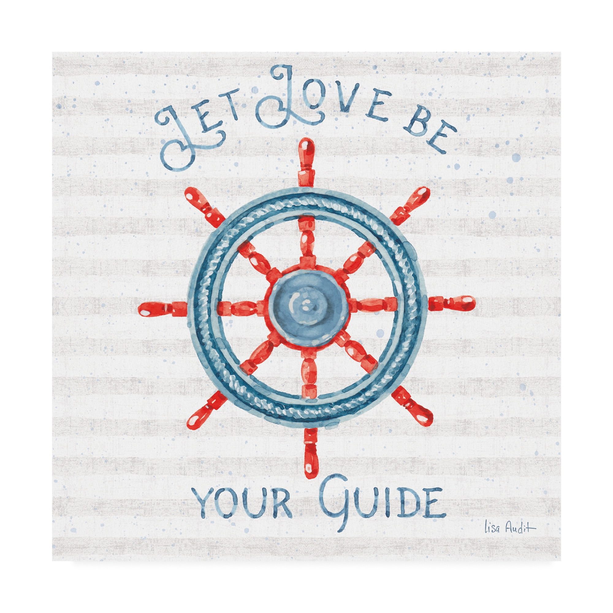 Trademark Fine Art 'Nautical Life V' Canvas Art by Lisa Audit