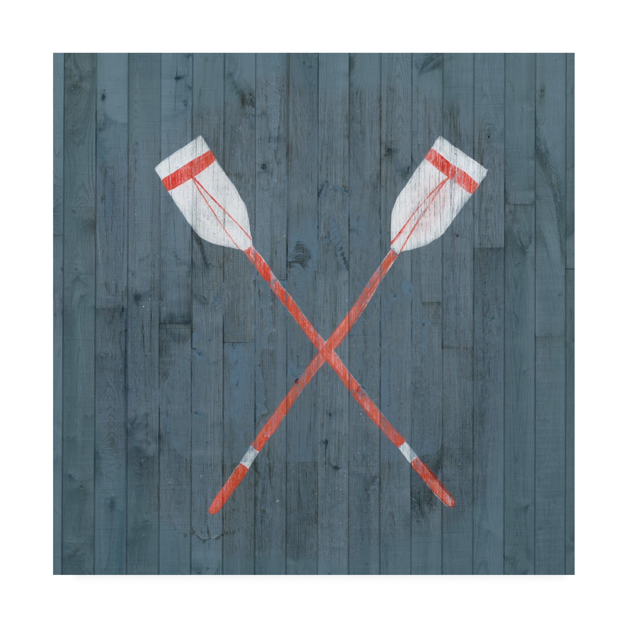Trademark Fine Art 'Nautical Plank II' Canvas Art by Grace Popp