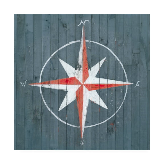 Trademark Fine Art 'Nautical Plank III' Canvas Art by Grace Popp