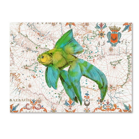 Trademark Fine Art 'Nautical Treasures 5' Canvas Art by Jean Plout