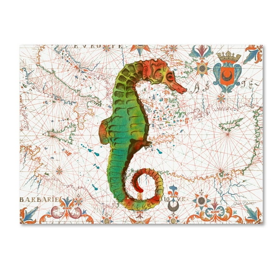 Trademark Fine Art 'Nautical Treasures 8' Canvas Art by Jean Plout