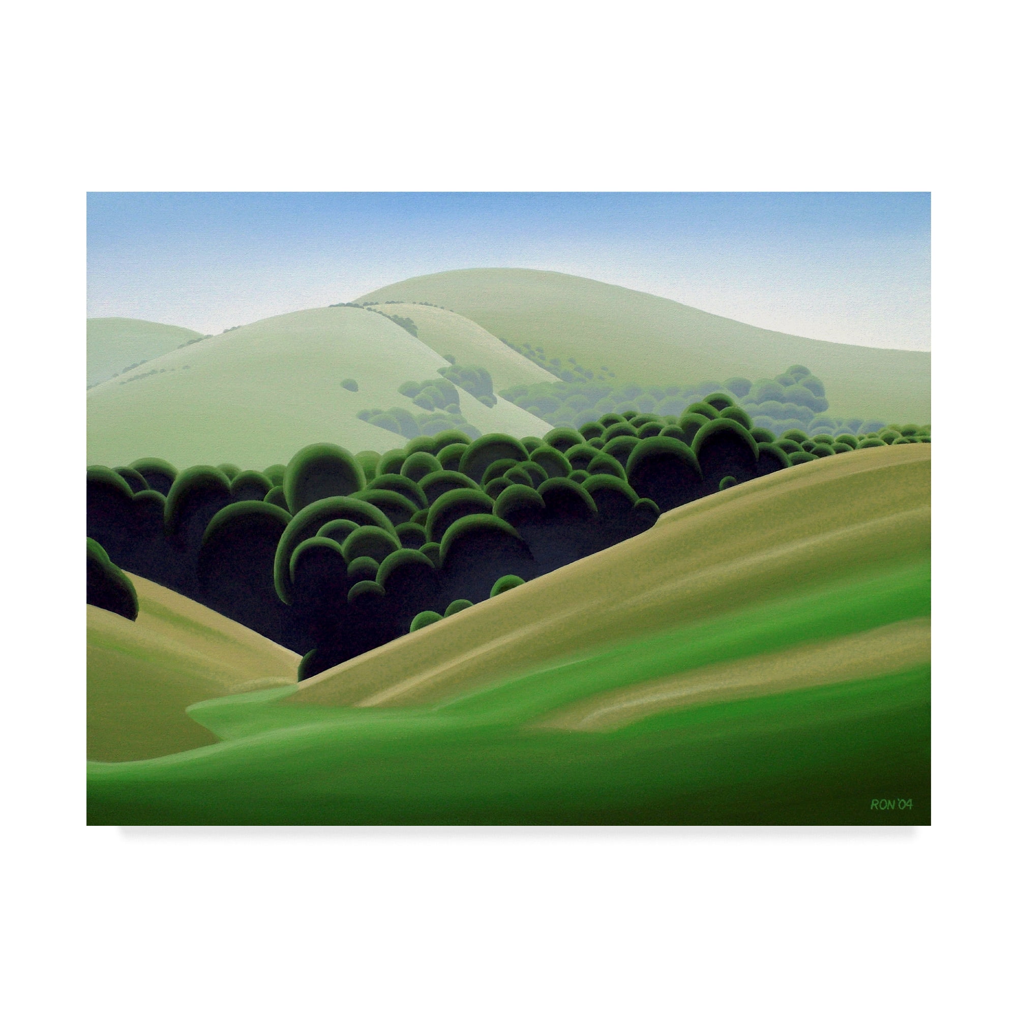Trademark Fine Art 'Near Petaluma' Canvas Art by Ron Parker