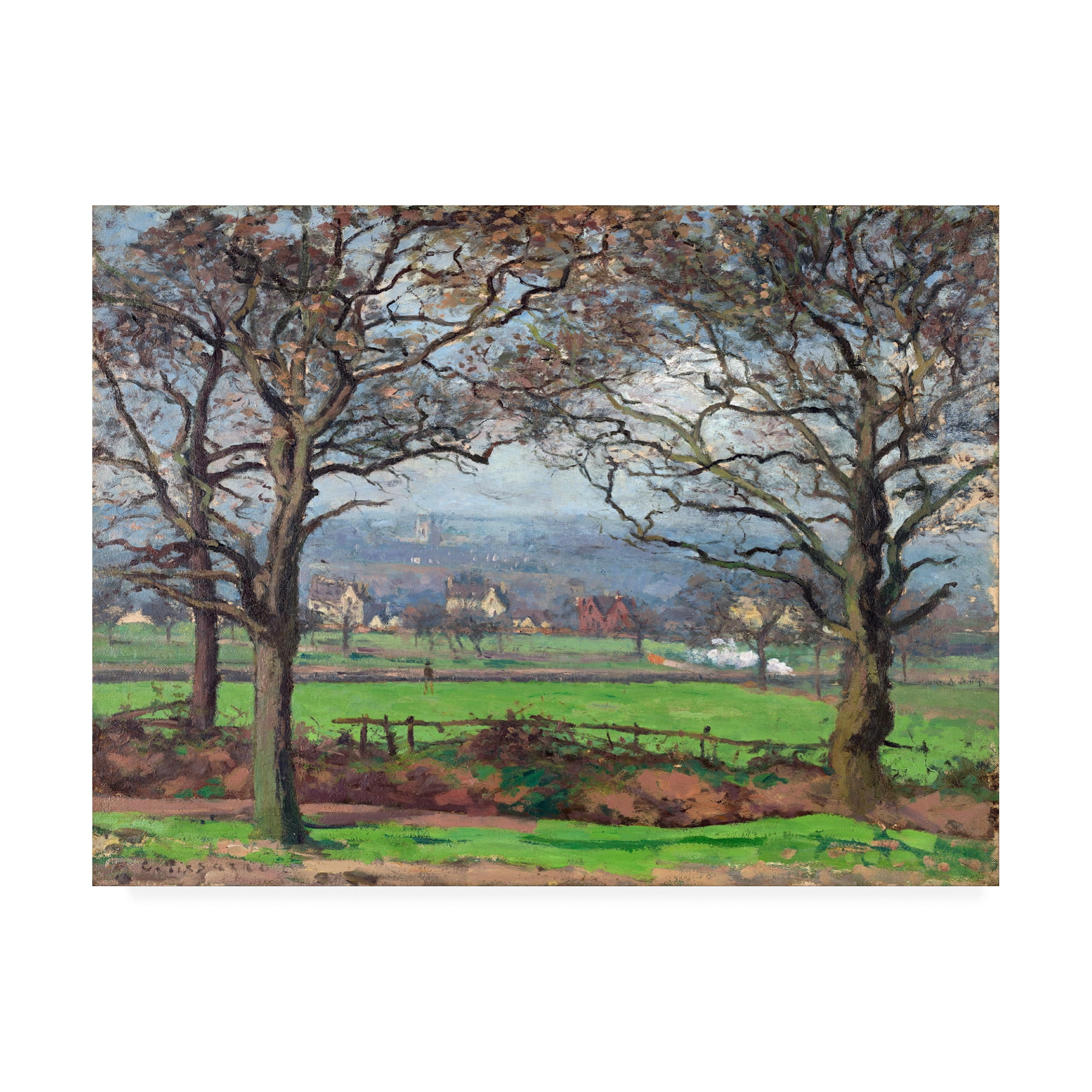 Trademark Fine Art 'Near Sydenham Hill' Canvas Art by Pissarro