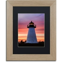 Trademark Fine Art "Needle in the Sky" Canvas Art by Michael Blanchette Photography Black Matte, Birch Frame