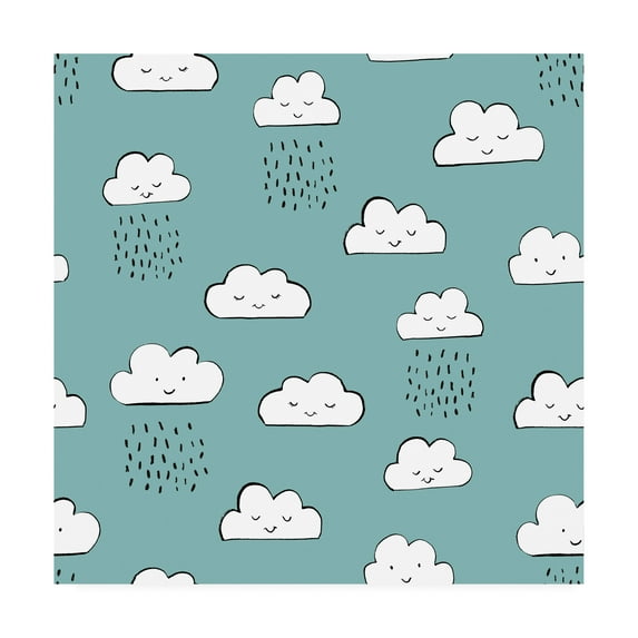 Trademark Fine Art 'Neighborhood Pals Pattern IC' Canvas Art by Farida Zaman