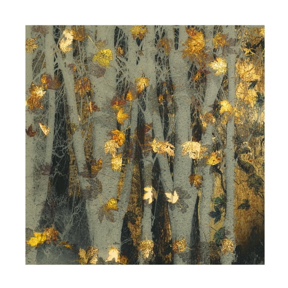 Trademark Fine Art Nel Talen Gold Leaf Canvas Wall Art