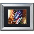 thumbnail image 1 of Trademark Fine Art "Neon Signs" Canvas Art by Philippe Hugonnard, Black Matte, Silver Frame, 1 of 4