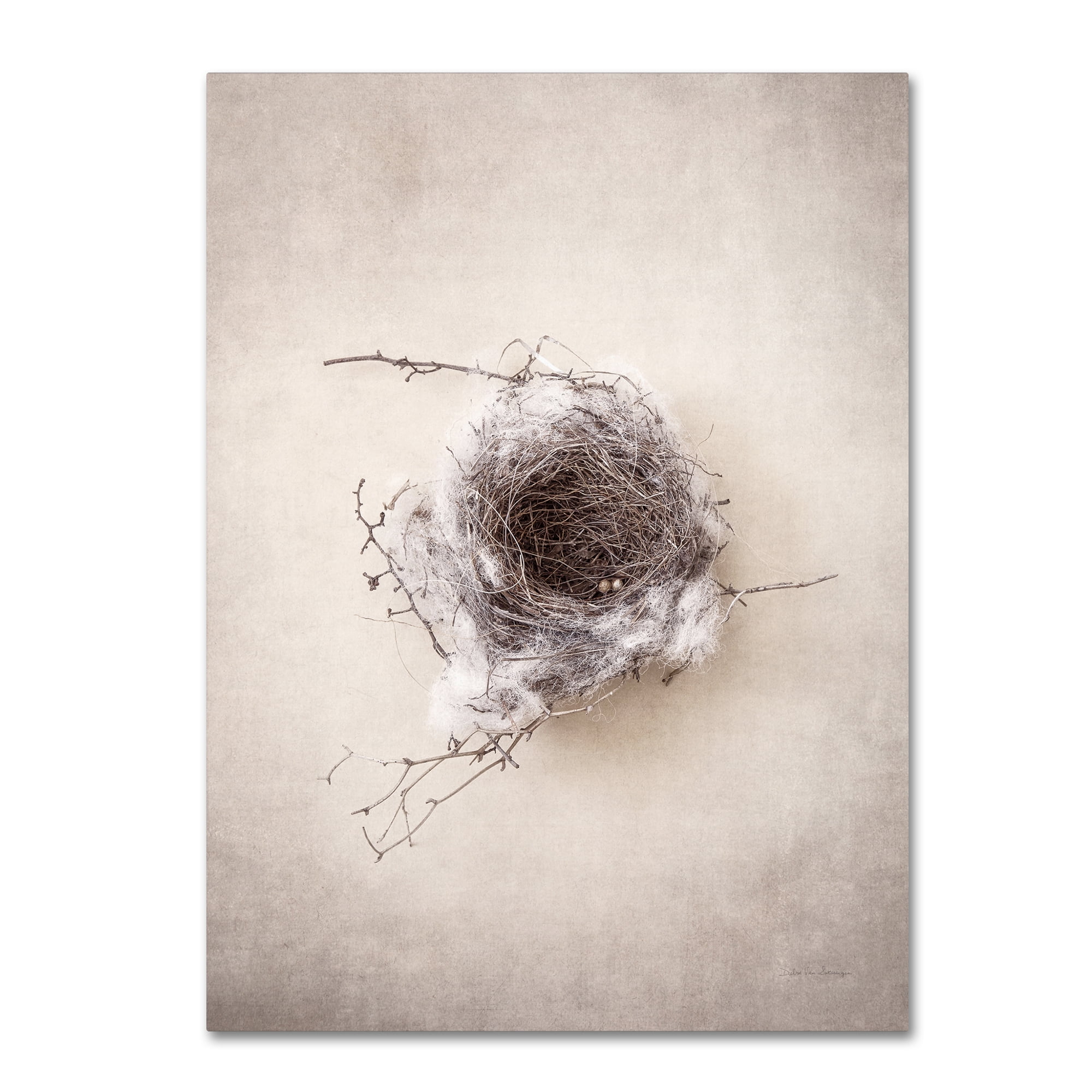 Natural Modern 14x19 Wood Framed Canvas Art in Beige