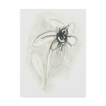 Trademark Fine Art 'Neutral Floral Gesture V' Canvas Art by June Erica Vess
